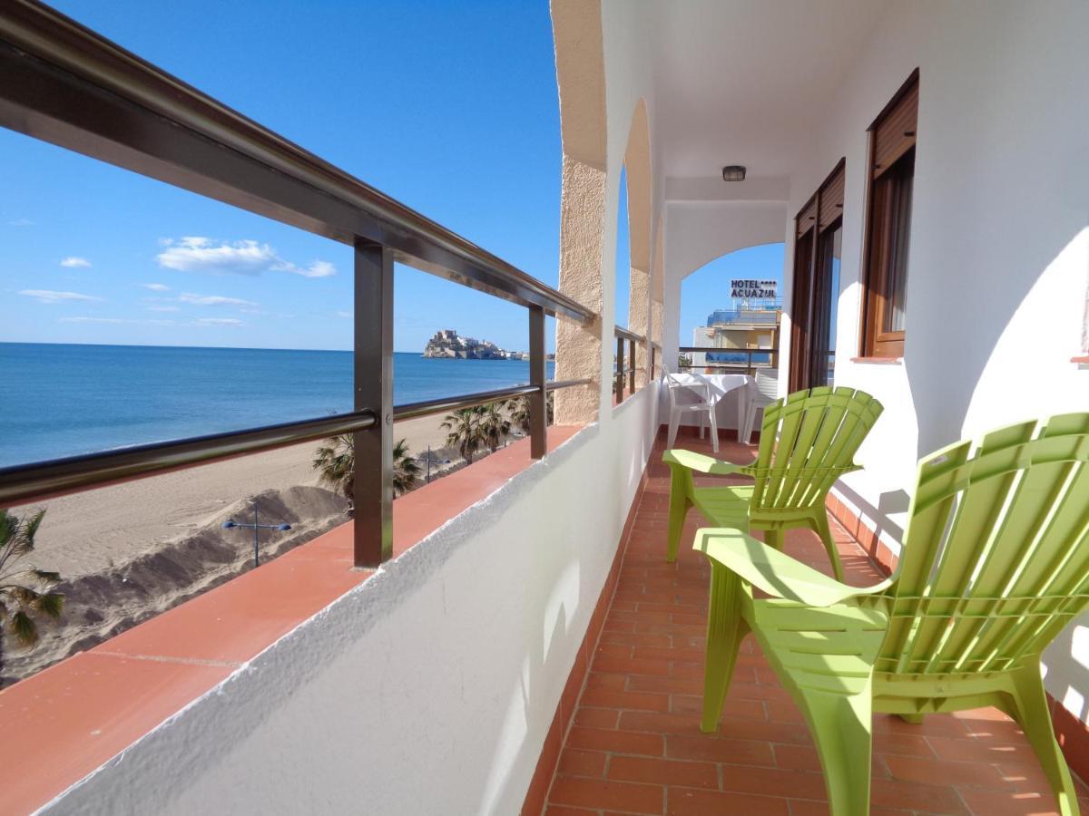 Primera Linea De Playa, Ada Benedicto Xiii, Aire Acondicionado, Wifi, Parking Peñíscola Dış mekan fotoğraf