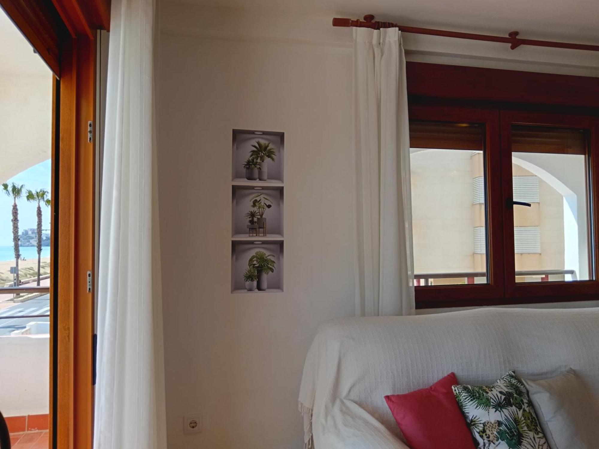 Primera Linea De Playa, Ada Benedicto Xiii, Aire Acondicionado, Wifi, Parking Peñíscola Dış mekan fotoğraf