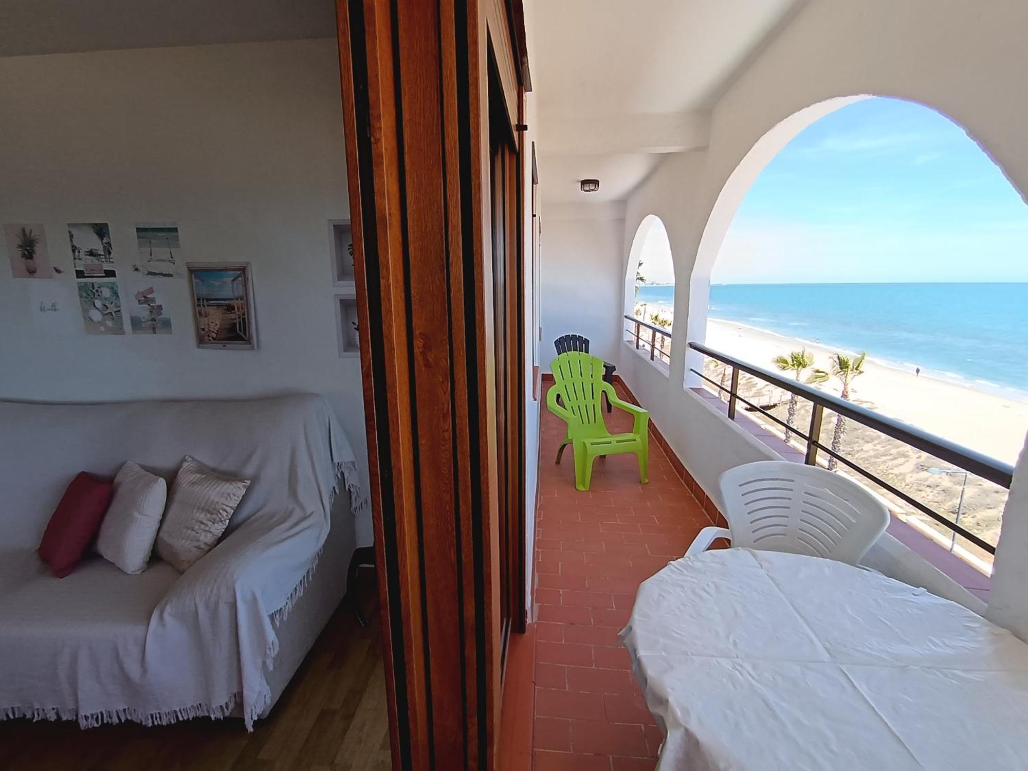 Primera Linea De Playa, Ada Benedicto Xiii, Aire Acondicionado, Wifi, Parking Peñíscola Dış mekan fotoğraf