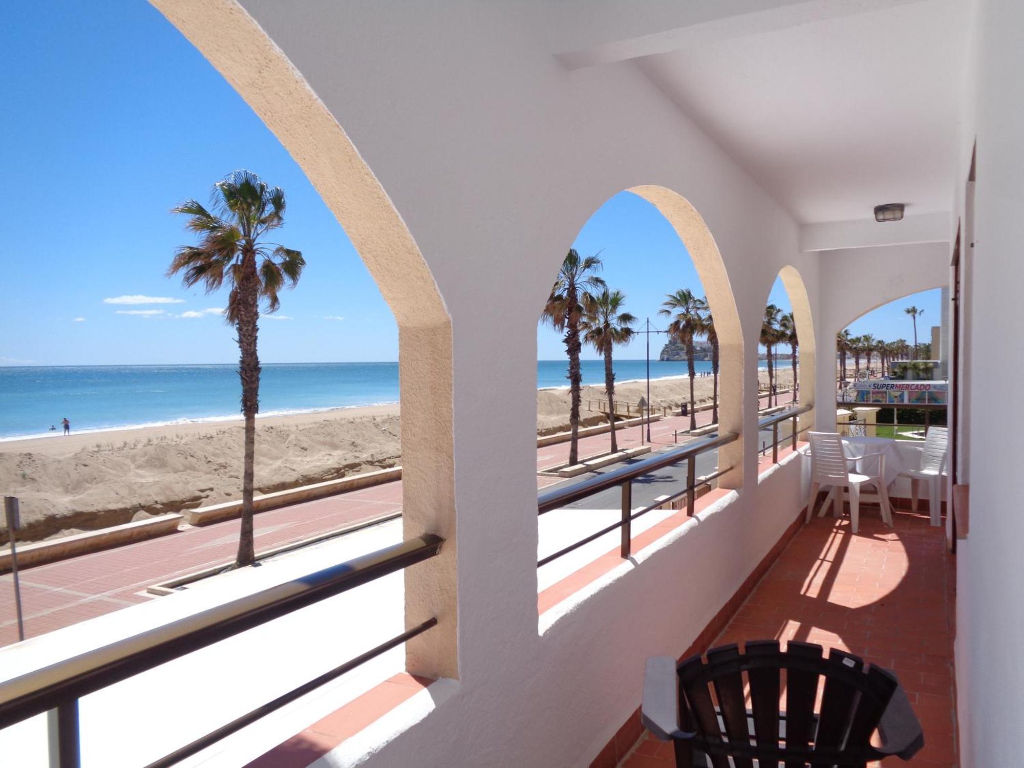 Primera Linea De Playa, Ada Benedicto Xiii, Aire Acondicionado, Wifi, Parking Peñíscola Dış mekan fotoğraf