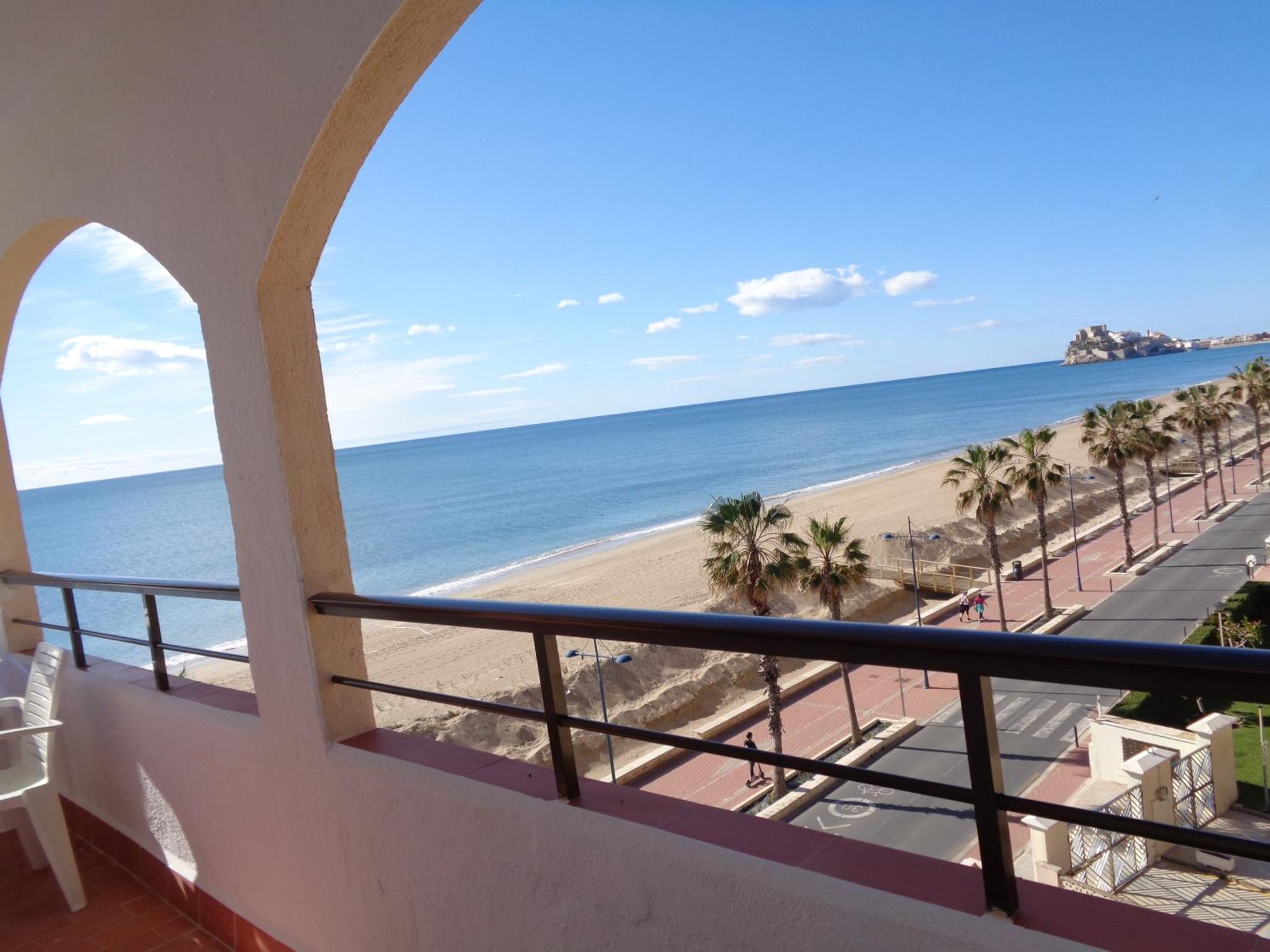 Primera Linea De Playa, Ada Benedicto Xiii, Aire Acondicionado, Wifi, Parking Peñíscola Dış mekan fotoğraf